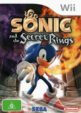 Sonic and the Secret Rings box cover front